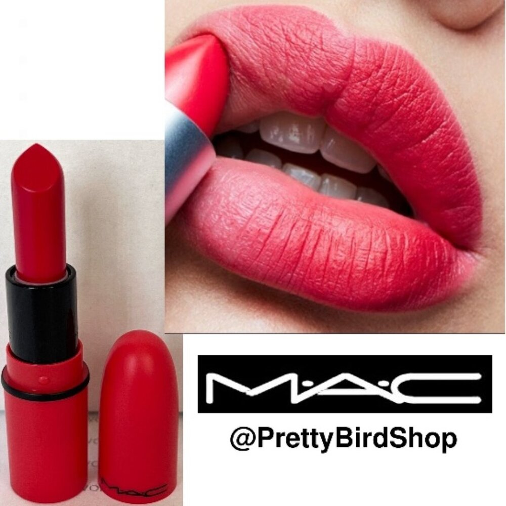 MAC RELENTLESSLY RED Lipstick mini NEW Limited Edition Look in a Box BE WOW
